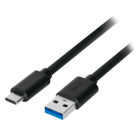 Akyga AK-USB-24 USB kábel 0,5 M USB 3.2 Gen 1 (3.1 Gen 1) USB A USB C Fekete
