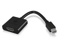 ICY BOX IB-AC538a 0,15 M Mini DisplayPort HDMI Fekete