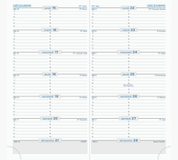 Exacompta 17870E calendrier