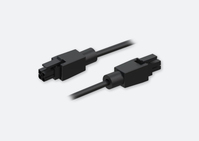 Teltonika 4-pin to 4-pin power cable Black 1 m