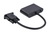 Gembird A-VGA-HDMI-02 Videokabel-Adapter 0,15 m HDMI + VGA (D-Sub) VGA (D-Sub) Schwarz
