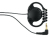 Monacor ES-16 Kopfhörer & Headset Kabelgebunden Ohrbügel Musik Schwarz