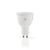 Nedis WIFILW10WTGU10 energy-saving lamp Koel wit, Warm wit, Wit 6500 K 4,5 W GU10