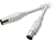 SpeaKa Professional SP-1301540 câble coaxial 7,5 m Belling-Lee/IEC Blanc