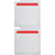 Brady THT-179-494-RD printer label Red, White Self-adhesive printer label