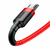 Baseus 6953156280328 câble de téléphone portable Noir, Rouge 1 m USB A Micro-USB B