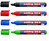 Edding 653 marcador permanente Punta de cincel/fina Negro, Azul, Verde, Rojo 4 pieza(s)