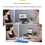 StarTech.com Telescopische Laptopstandaard, 360 Roterende Voet, Draaibare Laptophouder voor Bureau, In Hoogte Verstelbaar & Kantelbaar, Max 5kg, Aluminium