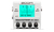 Zoom MS-50G+ Effektpedal Expressionspedal Schwarz, Weiß