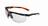 Schutzbrille 5x1, klar (entspiegelt) Rahmen: schwarz/orange, Scheibe: PC ( AS / UV)