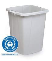 Durable ECO 90L Waste Bin Grey | Strong Square Recycling Bin | DURABIN