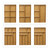 Relaxdays Schubladeneinsatz aus Bambus 2er Set H x B x T: ca. 6,5 x 30,5 x 46 cm Küchenorganizer mit herausnehmbaren Trennwänden Schubladenkasten als Besteckkasten nutzbar Schubladenorganizer, natur
