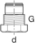 GE FlowFit Anschlussverschraubung mit AG Ms d16-G1/2