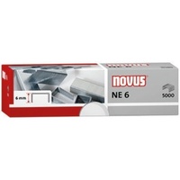 NOVUS Heftklammer NE 6 Super 042-0001 verzinkt 5.000 St./Pack.