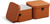 BIGSO BOX OF SWEDEN Aufbewahrungsbox Ludvig 746252233FL0 terracotta 2er-Set