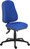 Ergo Comfort High Back Fabric Ergonomic Operator Office Chair without Arms Blue - 9500BLU -
