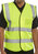 SAT YELLOW ID VEST MED