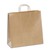 Paquet de 100 sacs kraft brun 100g à poignée torsadées, Ouverture 35 x Hauteur 34,5 x Soufflet 14 cm