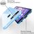 NALIA Handy Hülle kompatibel mit Huawei Y7 2018, Glitzer Silikon Case Back Cover Schwarz