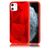NALIA Handyhülle für iPhone 11 Hülle, Reflektierende Diamant Schutzhülle Cover Rot