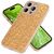 NALIA Protective Case with Genuine Cork Compatible with iPhone 14 Pro Max Case, Natural Light Brown Anti-Yellow Non-Slip Anti-Fingerprint, Matte Silicone Edge, Bumper Shockproof...