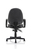 Jackson Black Leather Chair with Loop Arms KC0292
