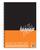 Silvine Luxpad FSC A4 Wirebound Hard Cover Notebook Ruled 160 Pages Black/Orange (Pack 6)