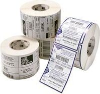Label roll, 32x25mm thermal paper, 12 rolls/box perforated, Z-Select 2000D, premium coated Druckeretiketten
