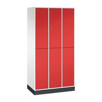 INTRO double tier steel cloakroom locker