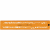 Schriftschablone 5,0mm orange/transparent