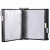 Wandsichttafelsystem A5 grau Metall mit 10 Sichttafeln schwarz