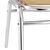 Bolero Aluminium & Ash Bistro Side Chairs Stackable Lightweight Pack of 4