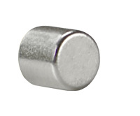 Normalansicht - Ecobra Scheibenmagnete aus Neodym, Ø 5 x 5 mm, 0,7 kg Haftkraft, 10 Stück auf Blisterkarte