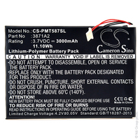 Batterie(s) Batterie tablette 3.7V 3000mAh