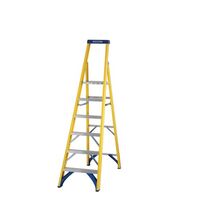 Fibreglass platform step ladder