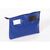 Tamper evident mailing pouch with bottom gusset, blue, 470 x 335 x 75mm
