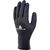 Black palm latex coated gloves