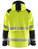 High Vis Shelljacke 4435 High Vis gelb/schwarz - Rückseite