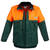 Schnittschutz-Jacke grün/leuchtorange Gr. L