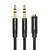 2x 3.5mm Audio Cable 0.3m Vention BBUBY Black
