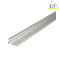 LED Wandaufbau-Profil P73-12, für LED-Strips bis 1.2cm Breite, 200cm, Alu eloxiert