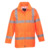 PORTWEST H440ORRS HI-VIS RAIN JACKET ORANGE SIZE S