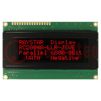 Display: LCD; alphanumerisch; VA Negative; 20x4; 98x60x13,6mm; LED