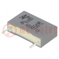 Capacitor: polyester; 220nF; 160VAC; 250VDC; 15mm; ±10%; 18x5x11mm
