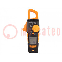 Meter: multifunction; digital,pincers type; I DC: 100mA÷600A