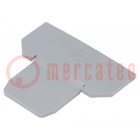 Separating plate; grey; polyamide; UKK5