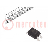 Optocoupler; SMD; Ch: 1; OUT: transistor; Uisol: 5,3kV; Uce: 80V
