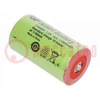 Re-battery: Ni-MH; D; 1.2V; 11000mAh; Ø33x63mm