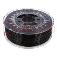Filament: PLA; Ø: 2.85mm; black; 200÷235°C; 1kg