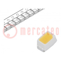 LED; SMD; 2014,Mini PLCC2; fehér semleges; 4÷9lm; 3880-4220K; 95